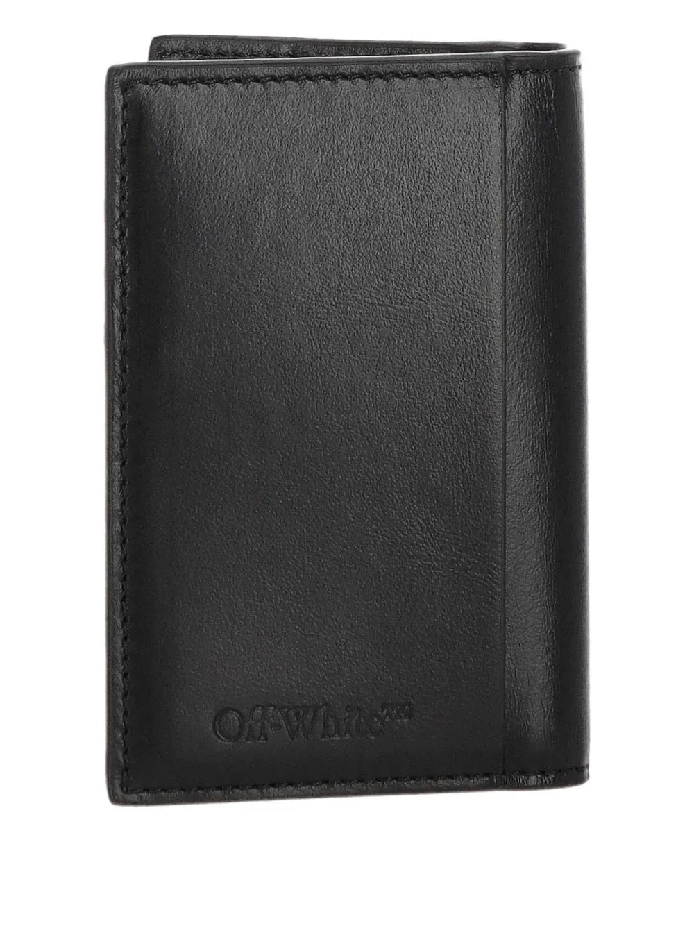 Off-White cartera con motivo de rayas