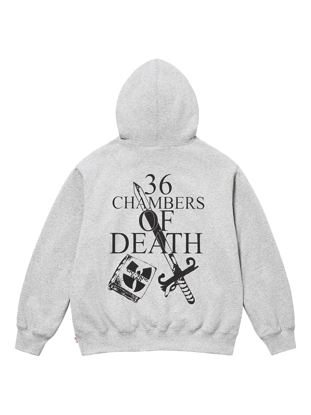 Supreme hoodie con estampado gráfico en colaboración con Wu-Tang Clan - Gris - imagen 2