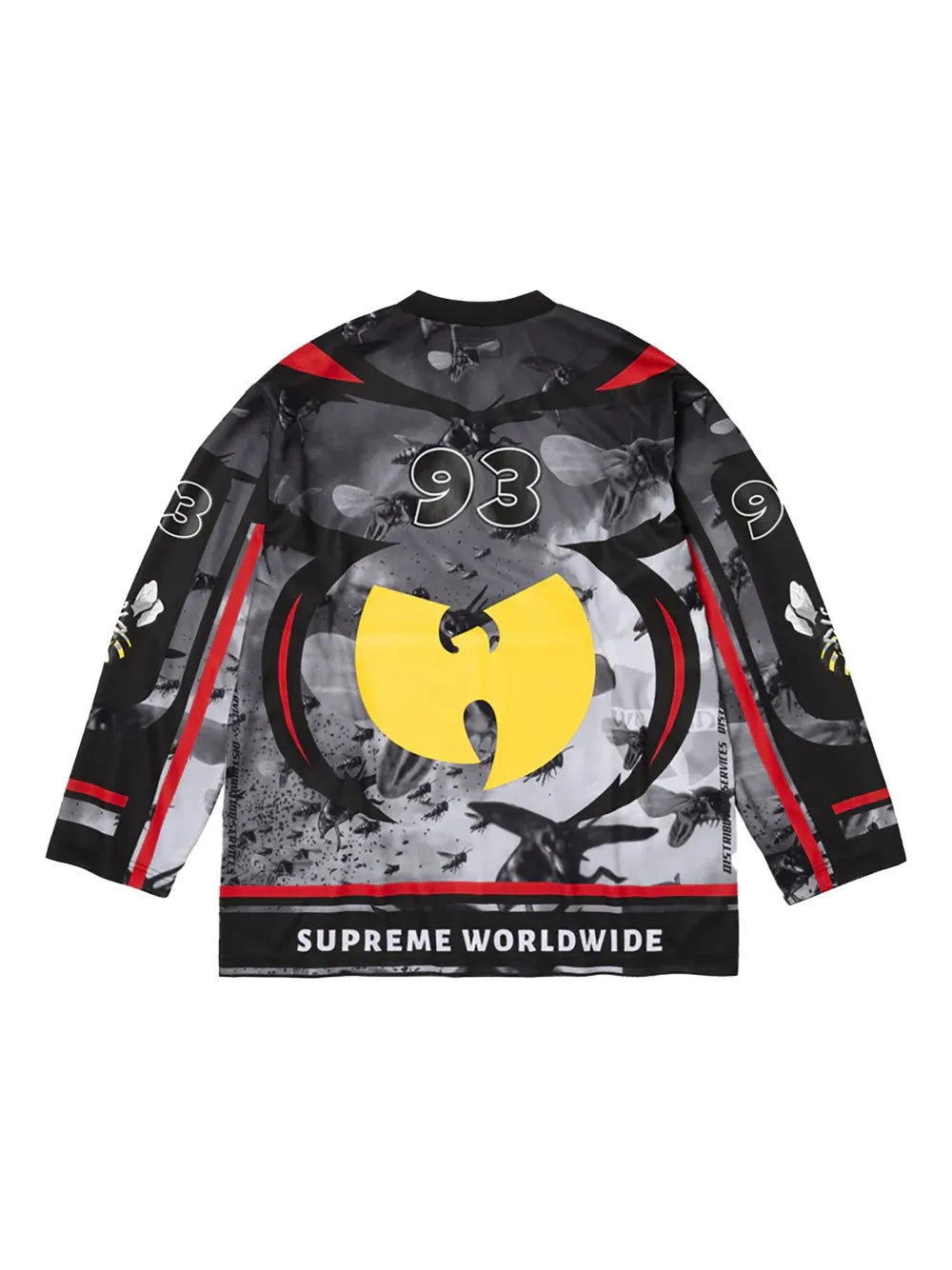 Supreme playera manga larga en colaboración con Wu-Tang Clan - Gris - imagen 2