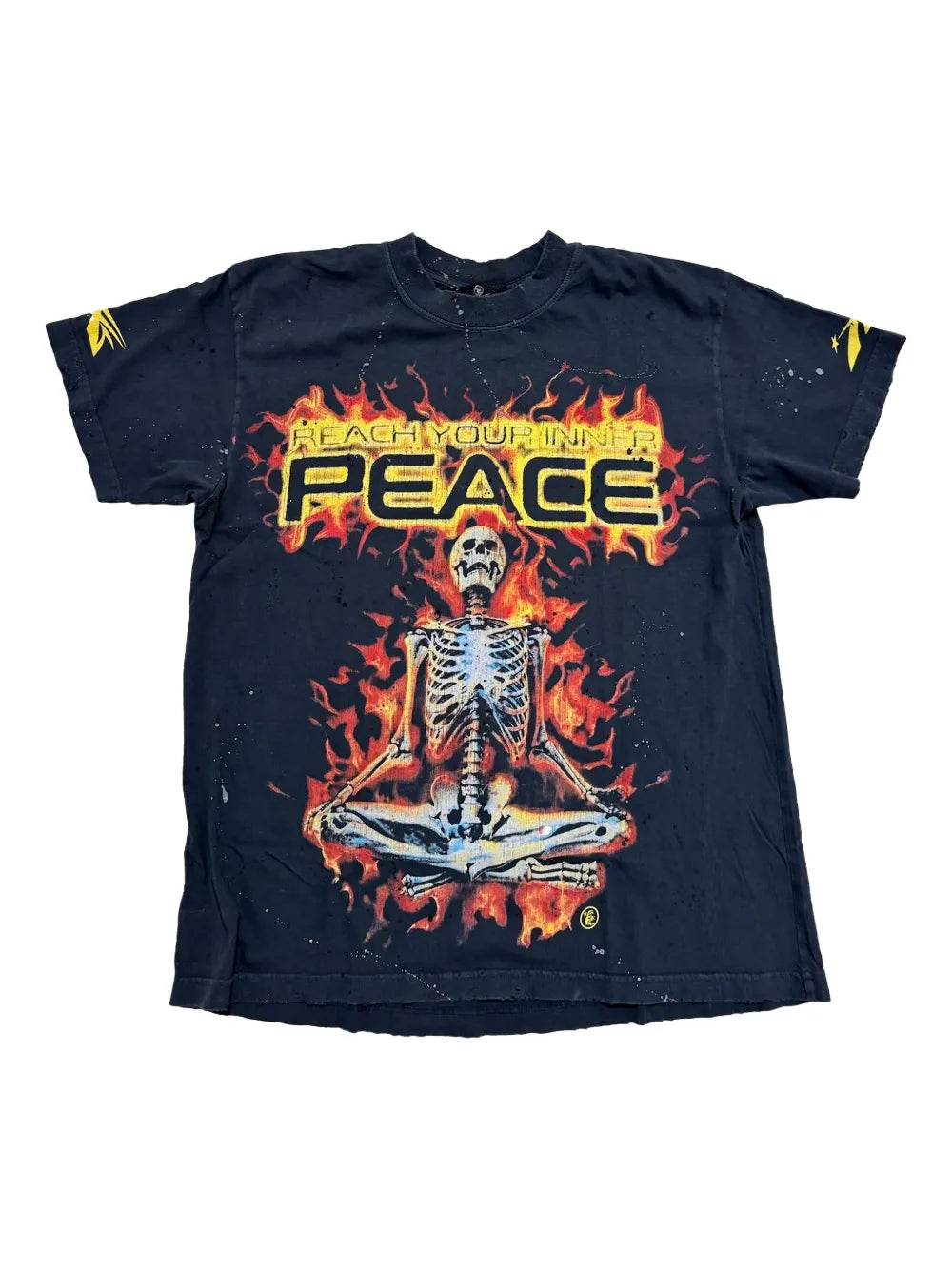 HELLSTAR playera estilo esqueleto