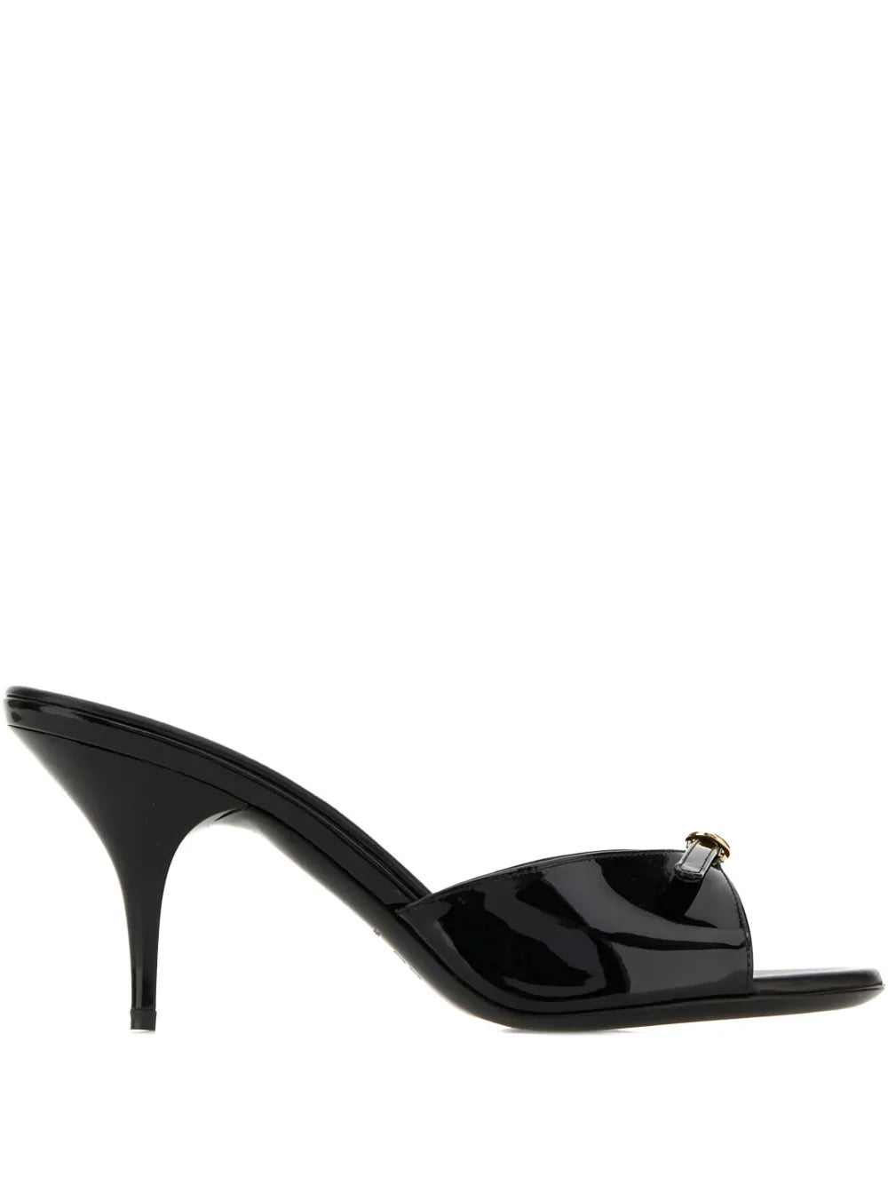 Miu Miu mules de piel con tacón de 75mm