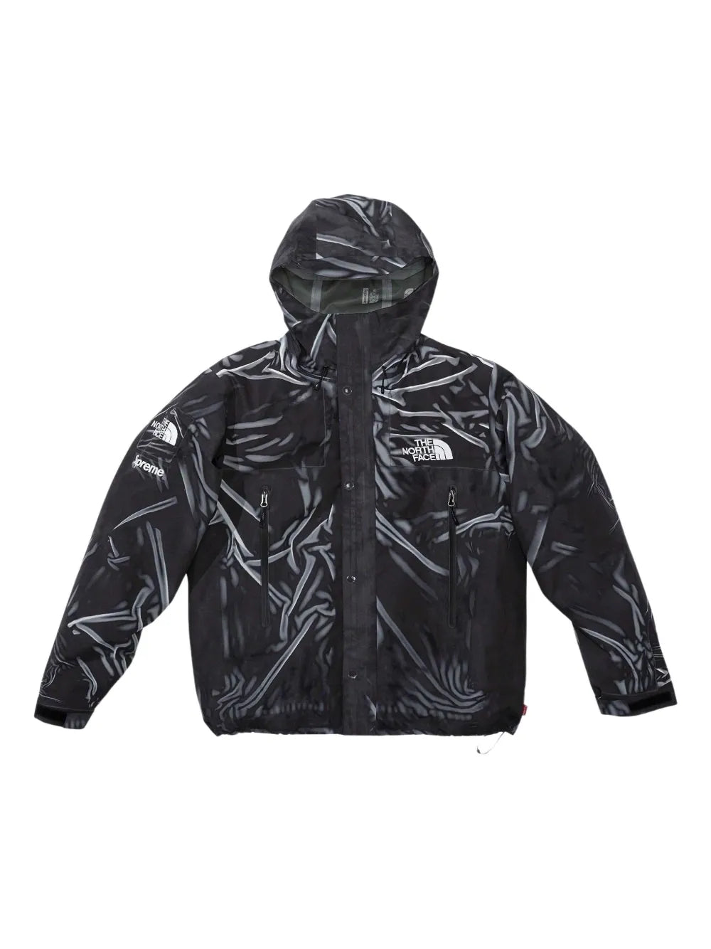 Supreme chamarra con estampado trompe l'oeil en colaboración con The North Face - Negro - imagen 1