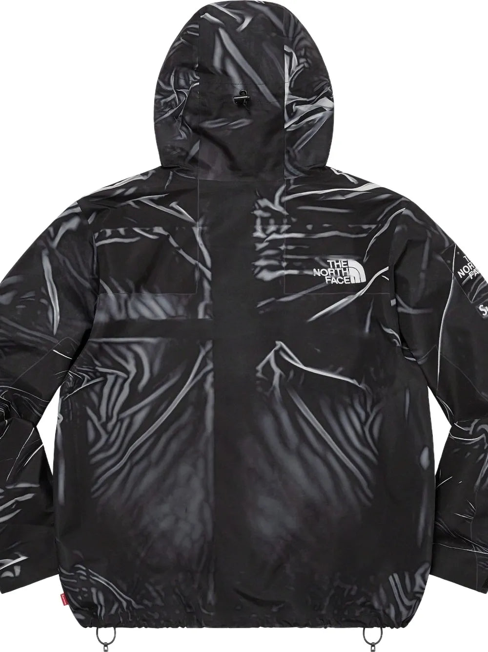 Supreme chamarra con estampado trompe l'oeil en colaboración con The North Face - Negro - imagen 2