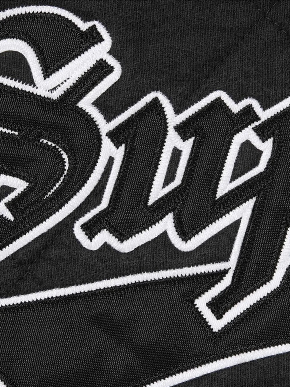 Supreme suéter capitonado con capucha - Negro - imagen 2