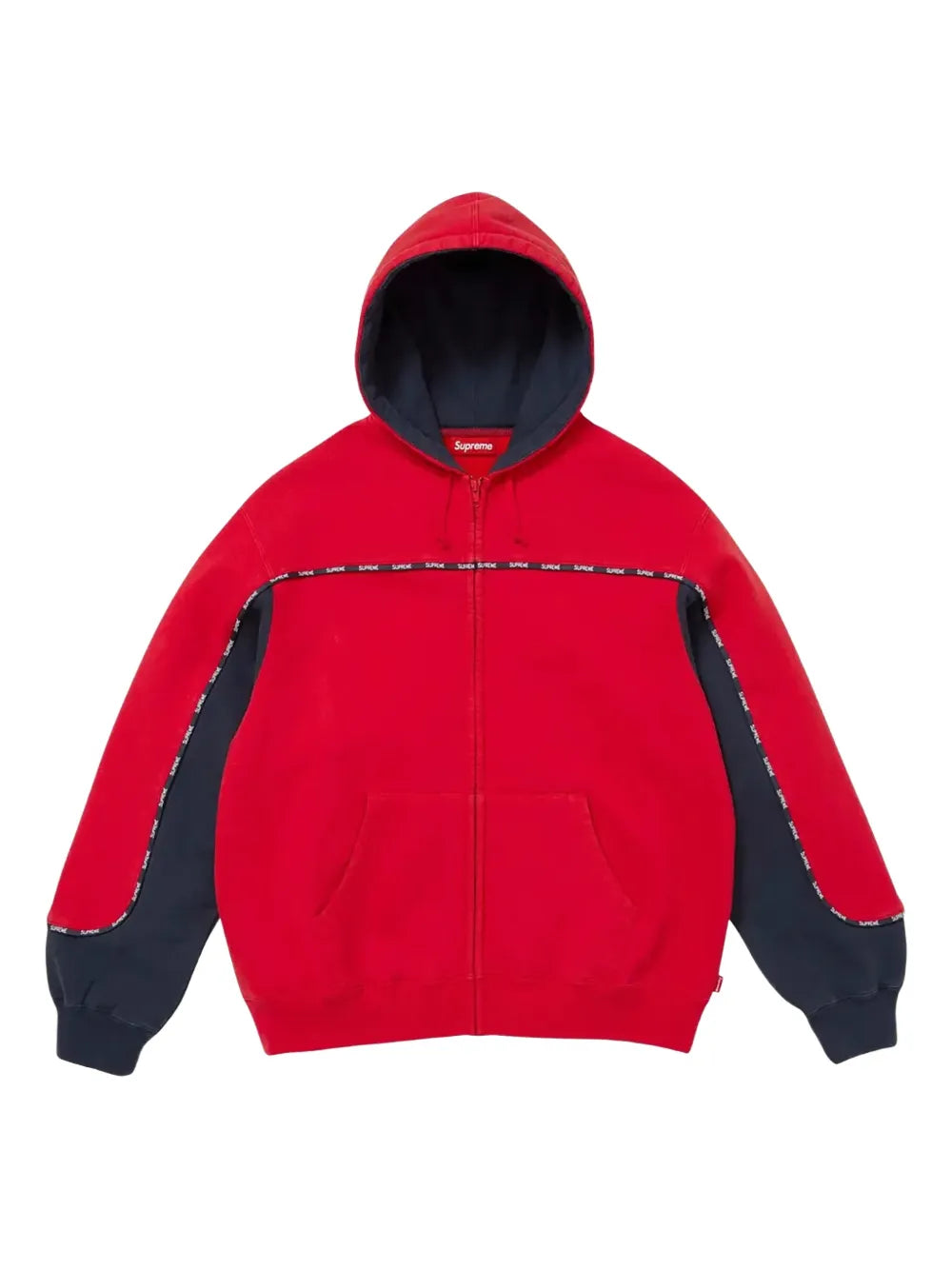 Supreme hoodie con cierre - Rojo - imagen 1