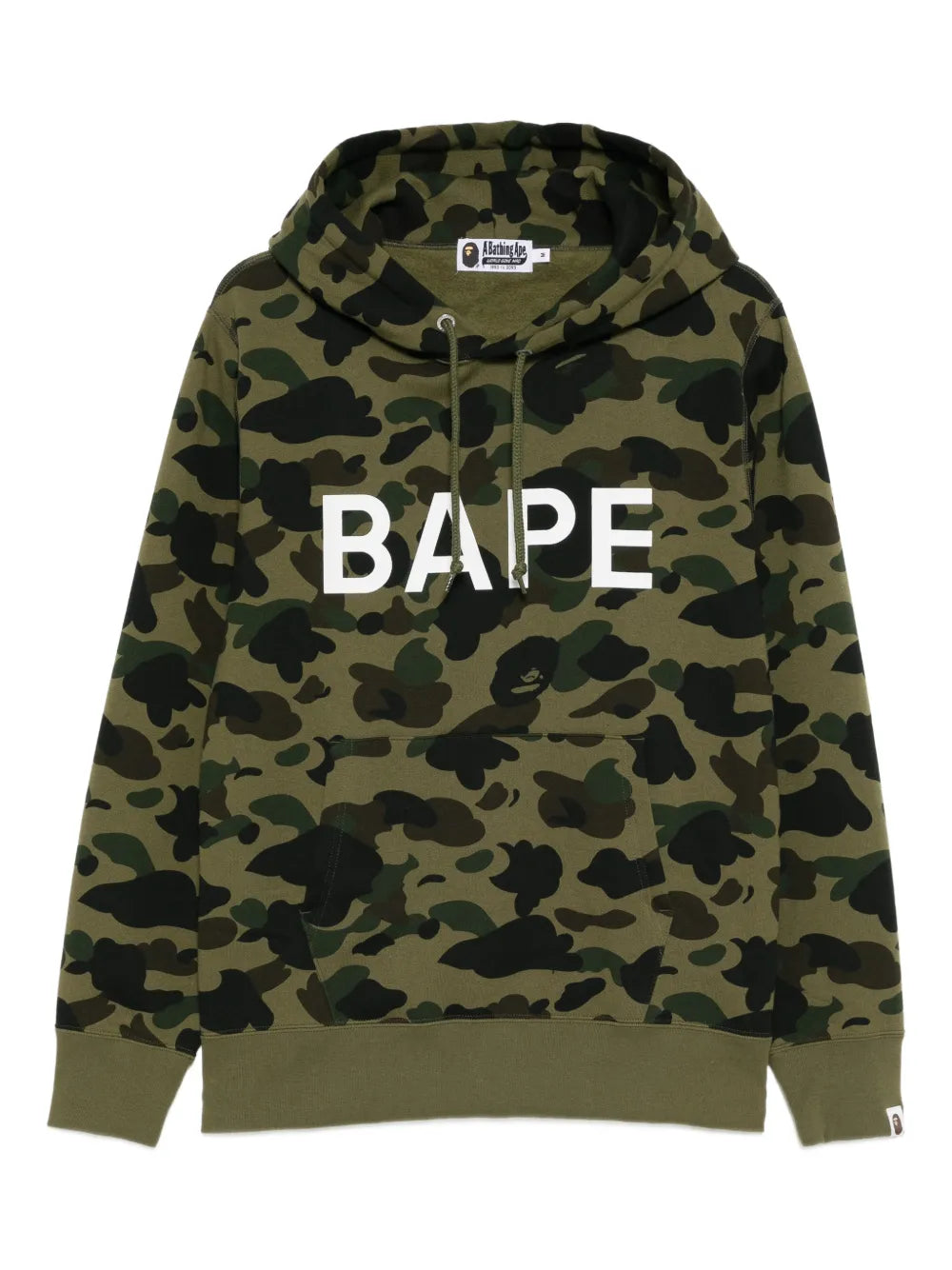 A BATHING APE® hoodie con estampado militar