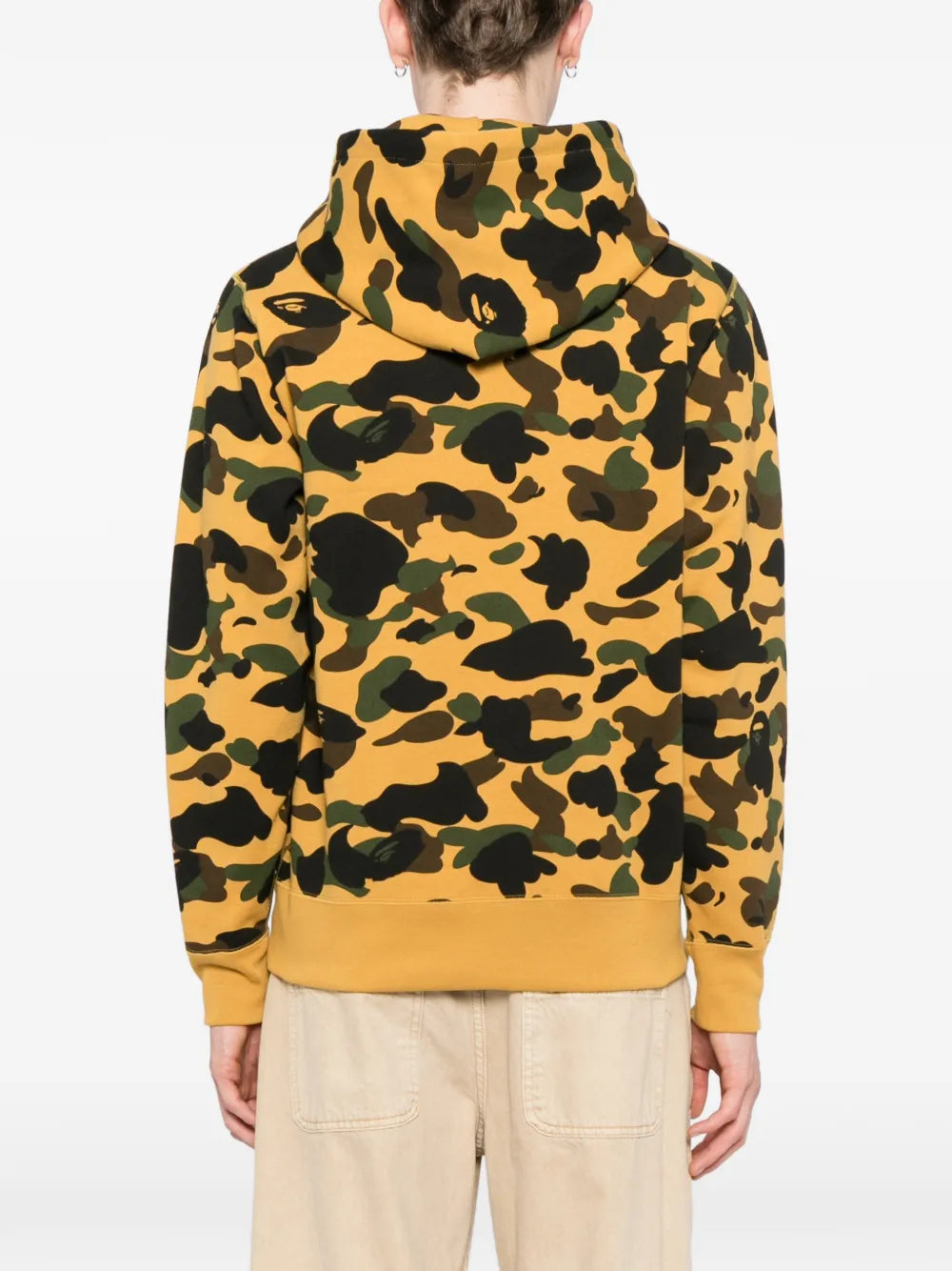 A BATHING APE® hoodie con estampado militar