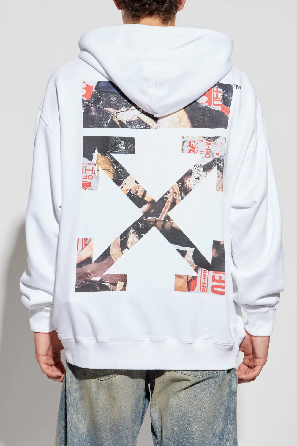 Off-White hoodie con estampado gráfico