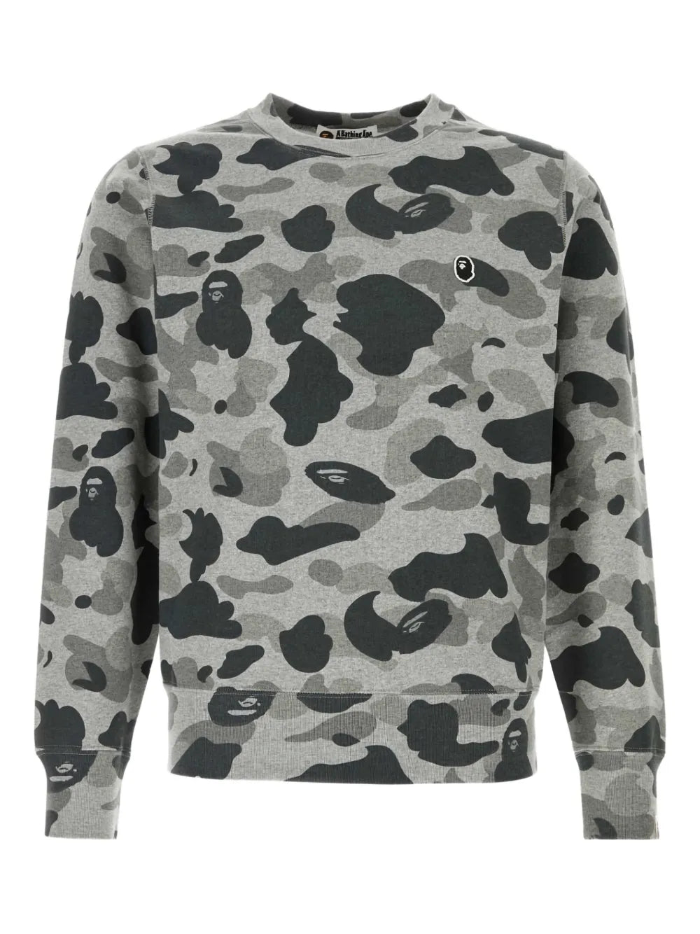 A BATHING APE® sudadera con parche del logo