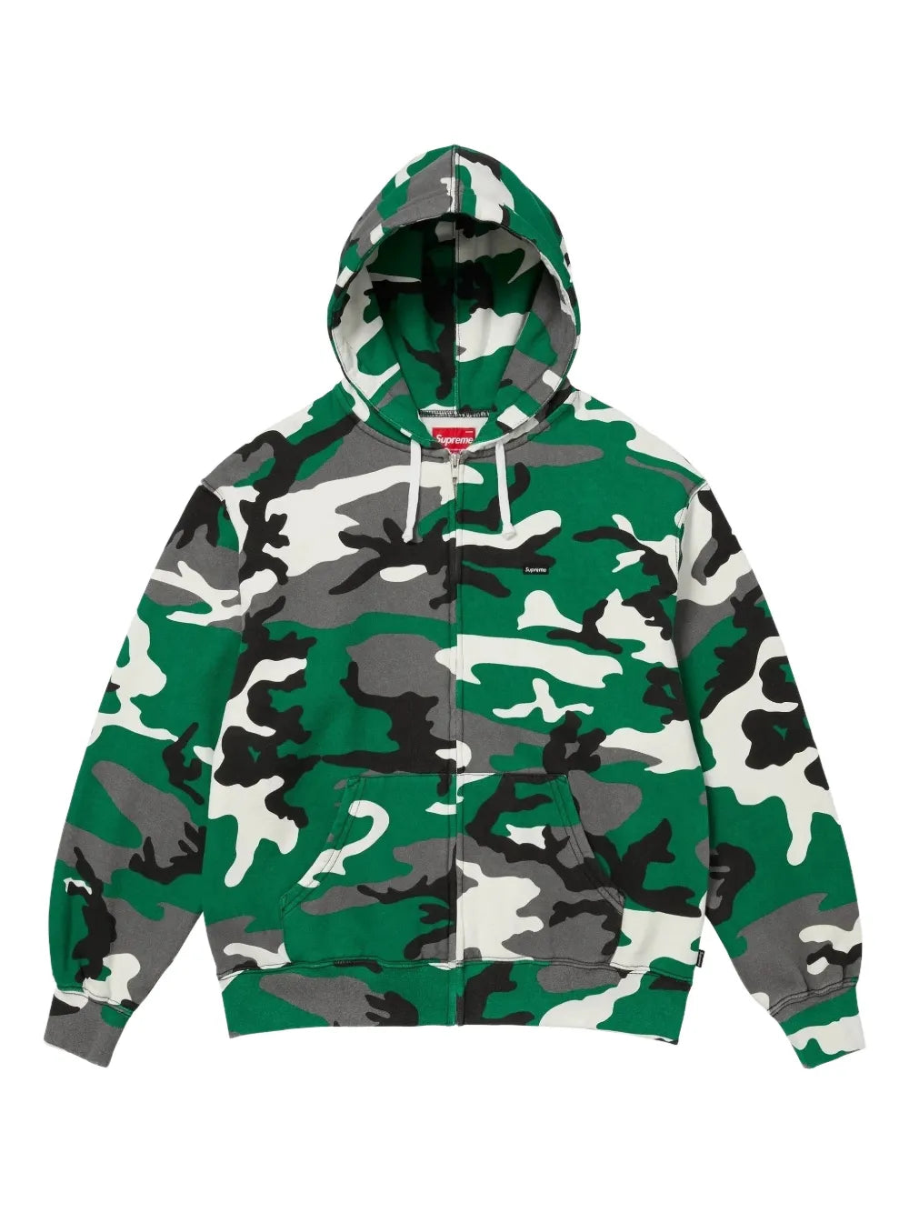 Supreme hoodie con logo Box - Verde - imagen 1