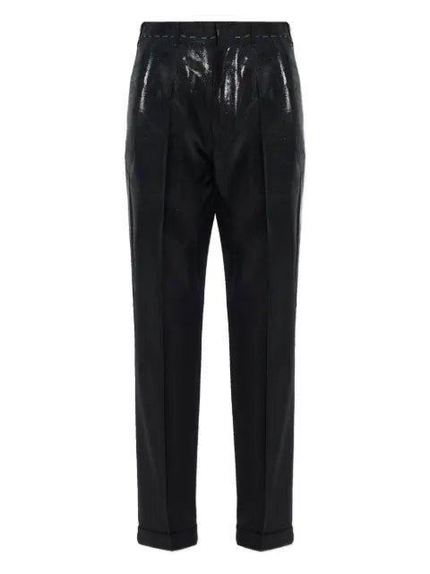 Maison Margiela pantalones con efecto esmaltado - imagen 1