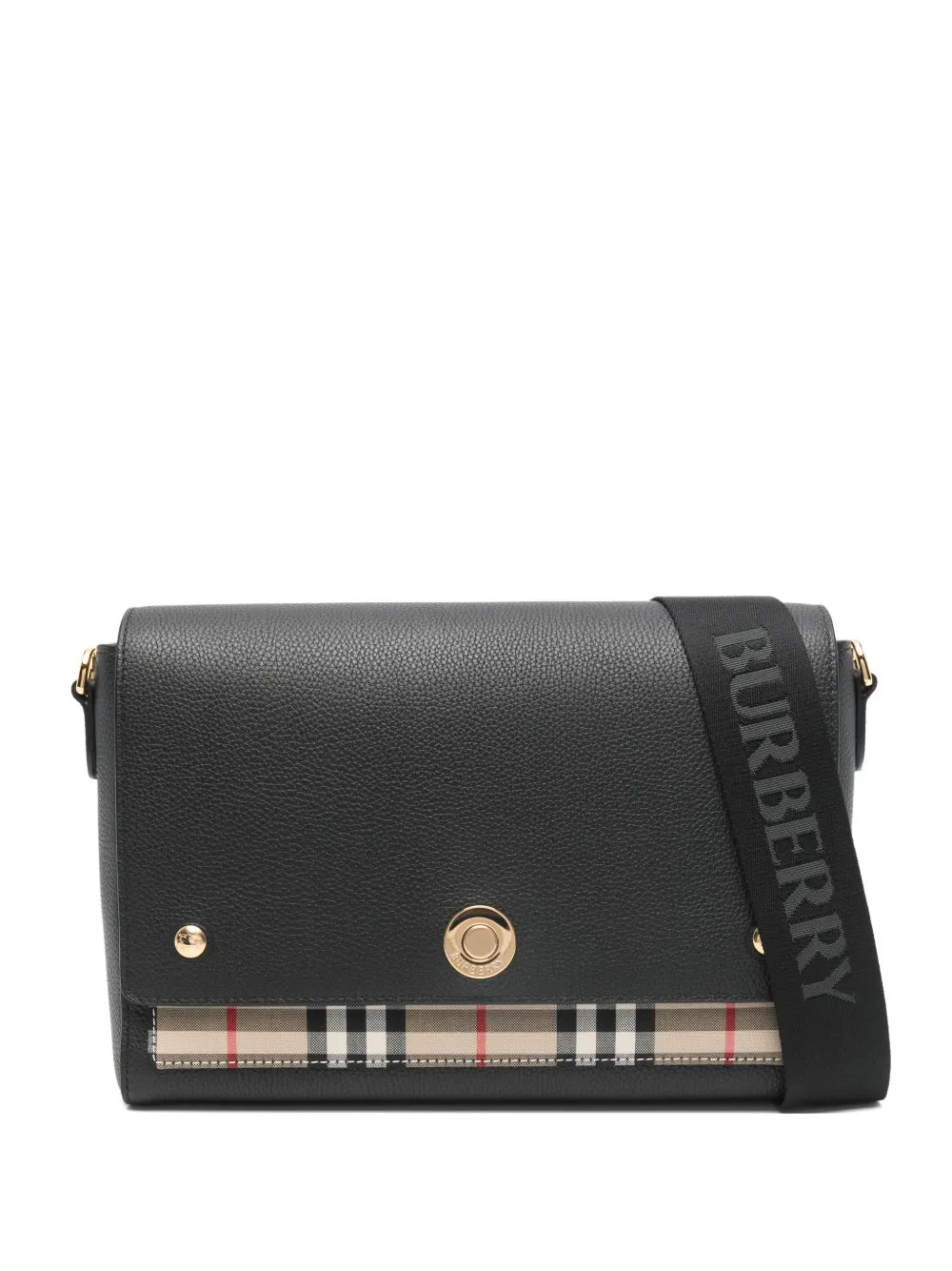 Burberry bolsa de hombro con motivo a cuadros