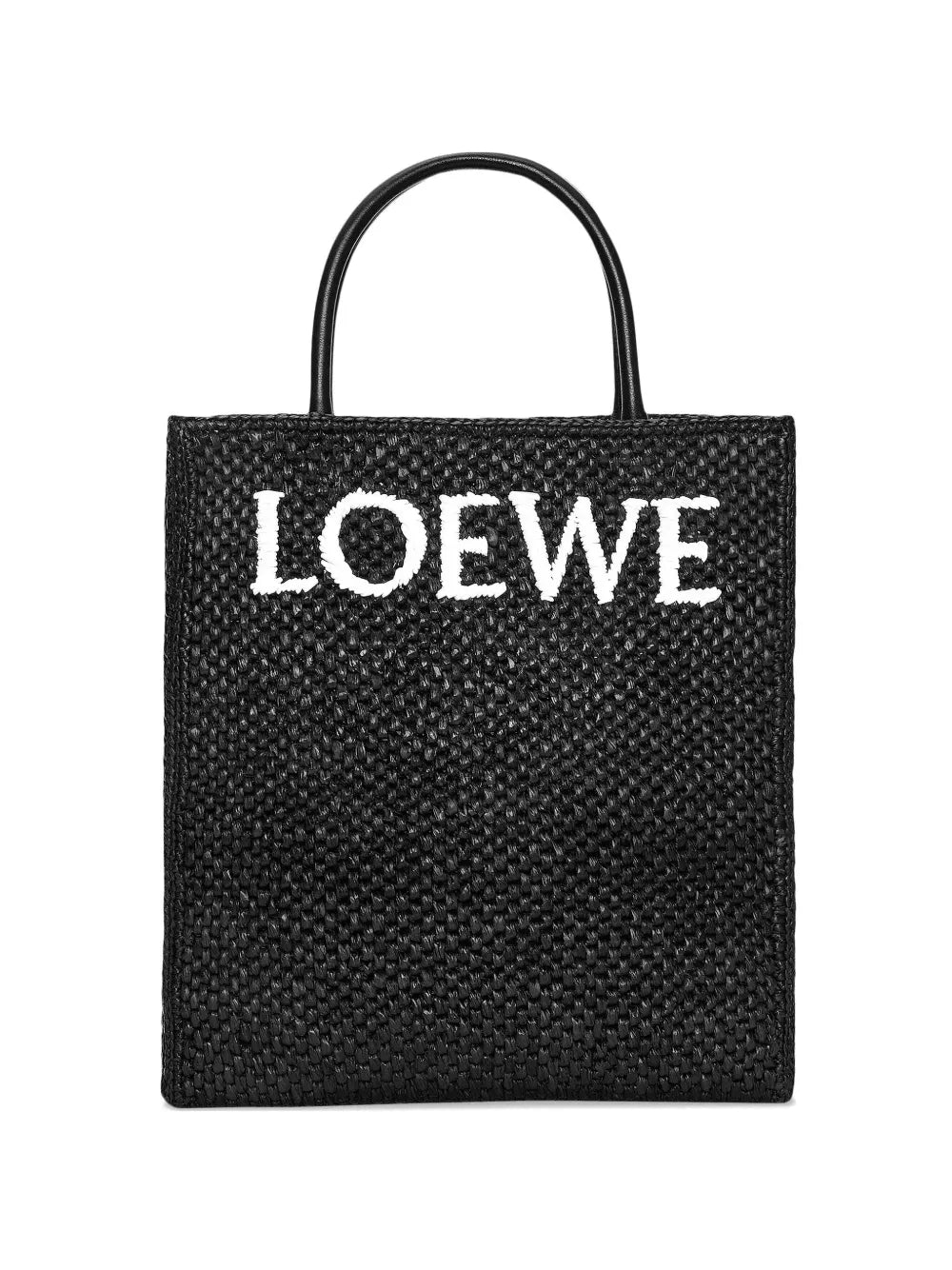 LOEWE tote de rafia con asa