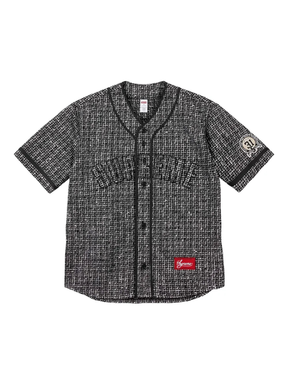 Supreme camisa de bouclé - Negro - imagen 1