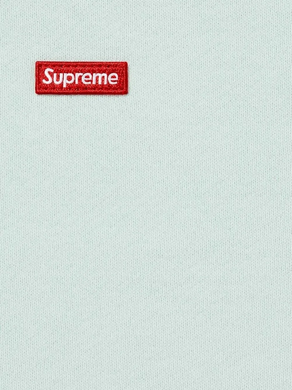 Supreme hoodie con cierre y parche del logo - Verde - imagen 2