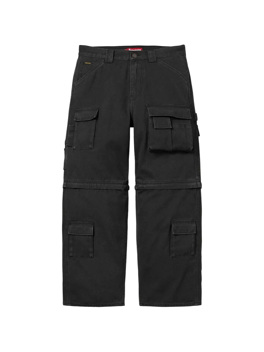 Supreme pantalones cargo Zip-Off Utility - Negro - imagen 1