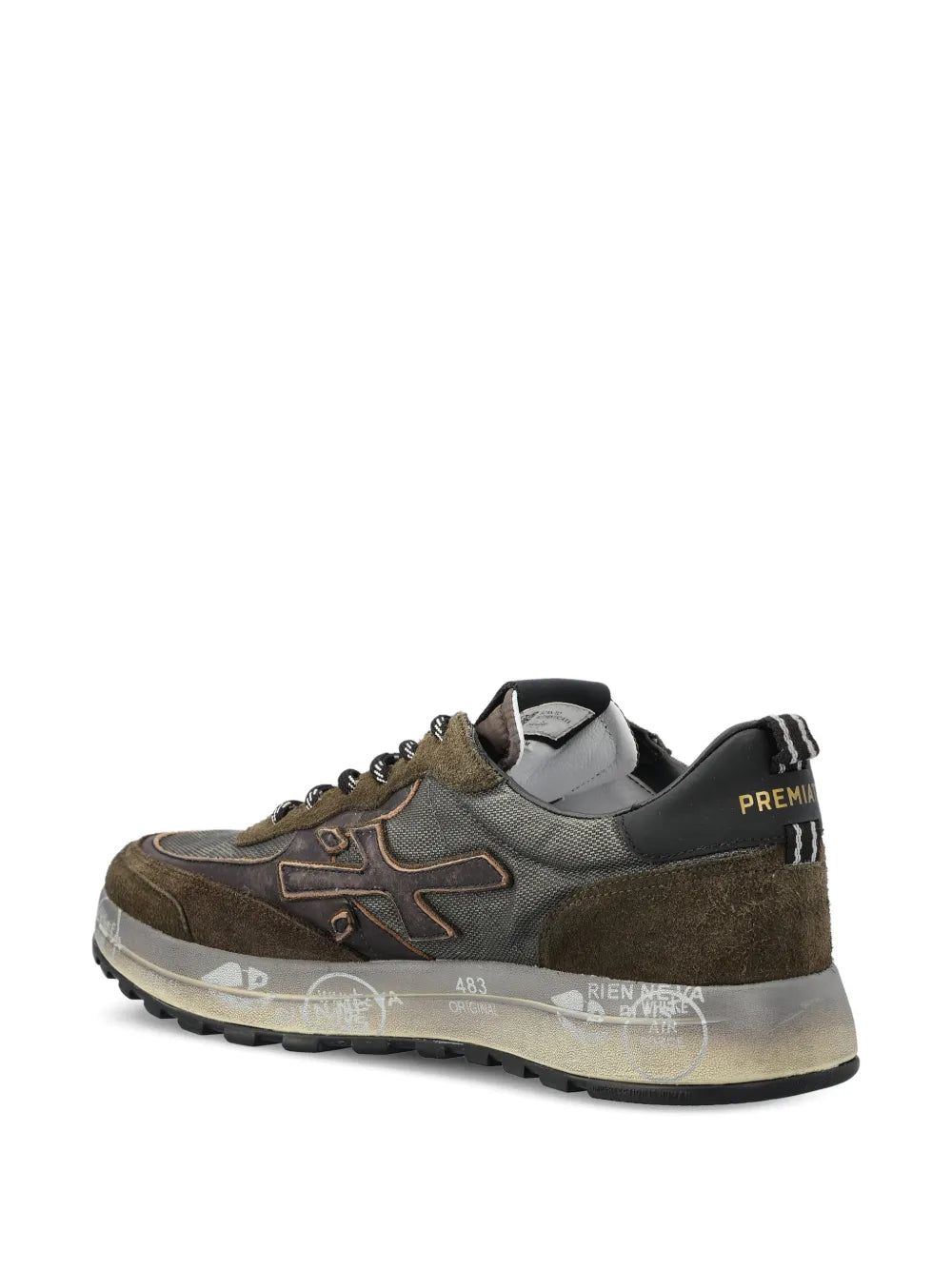 Premiata tenis con aplique
