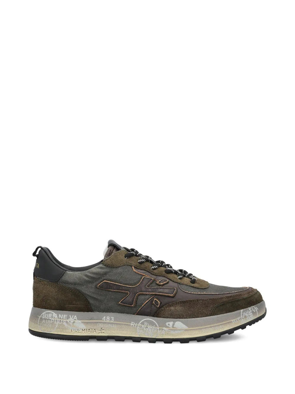 Premiata tenis con aplique