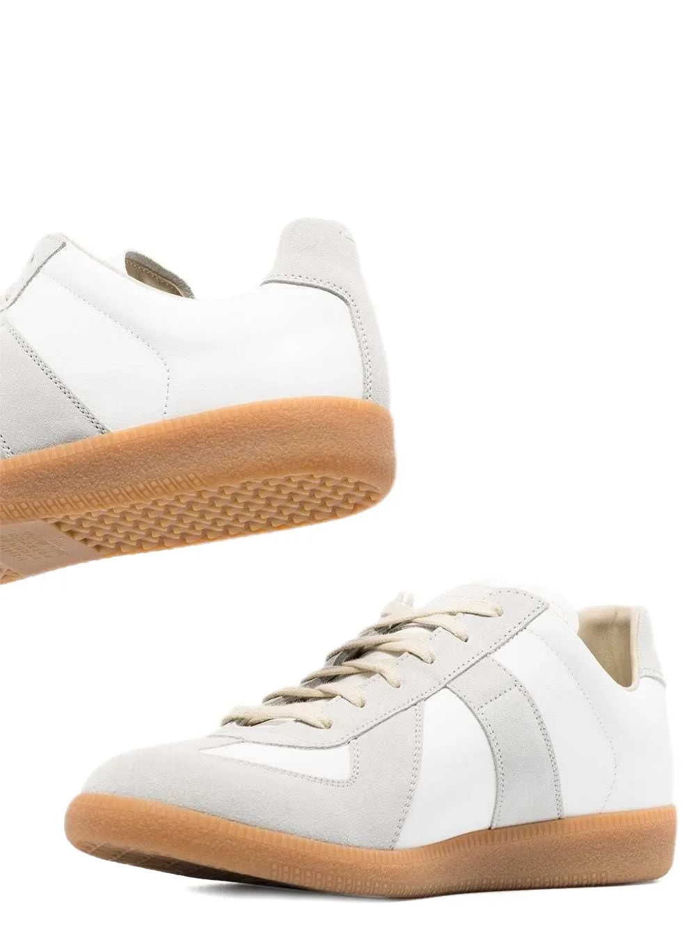 Maison Margiela tenis Replica de gamuza con paneles