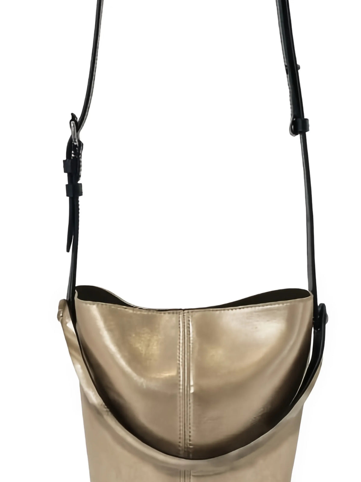 Maison Margiela bolsa bucket con correa ajustable - Dorado - imagen 2