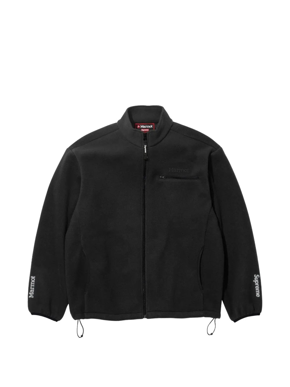 Supreme chamarra con tejido polar - Negro - imagen 1