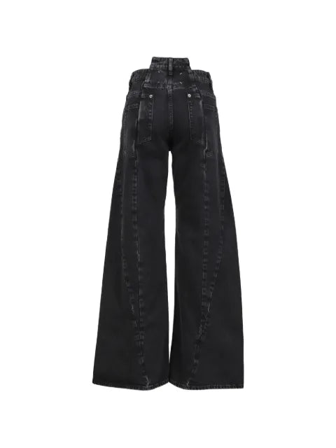 Maison Margiela pantalones anchos con aberturas - imagen 2