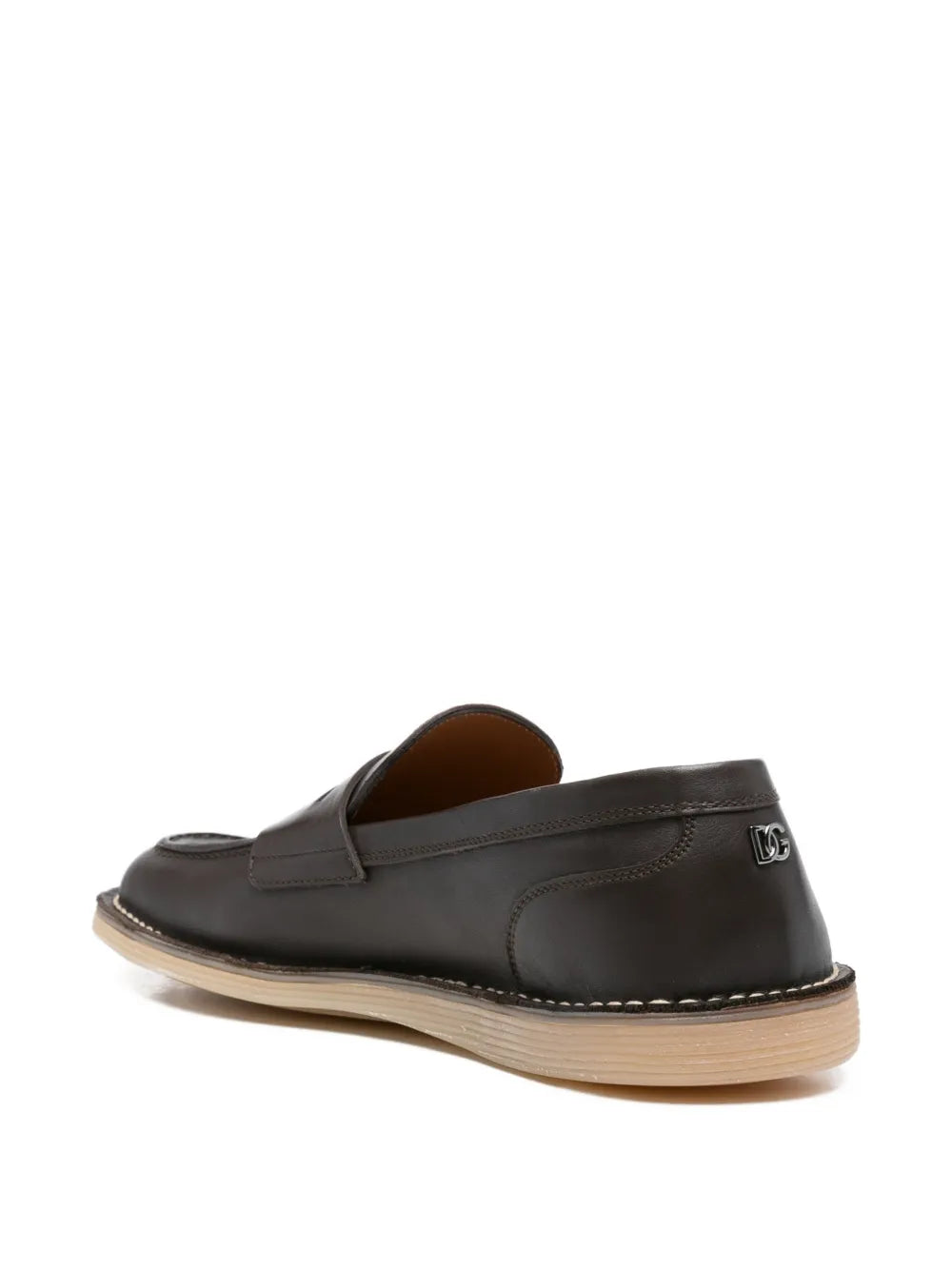 Dolce & Gabbana mocasines penny de piel