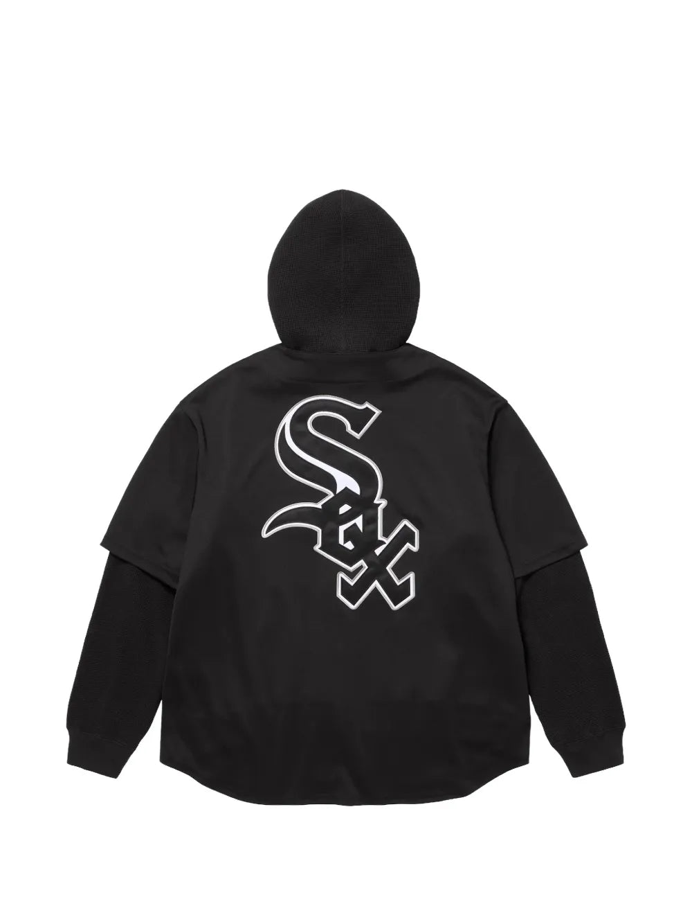 Supreme hoodie con detalle del logo en colaboración con Chicago White Sox - Negro - imagen 2