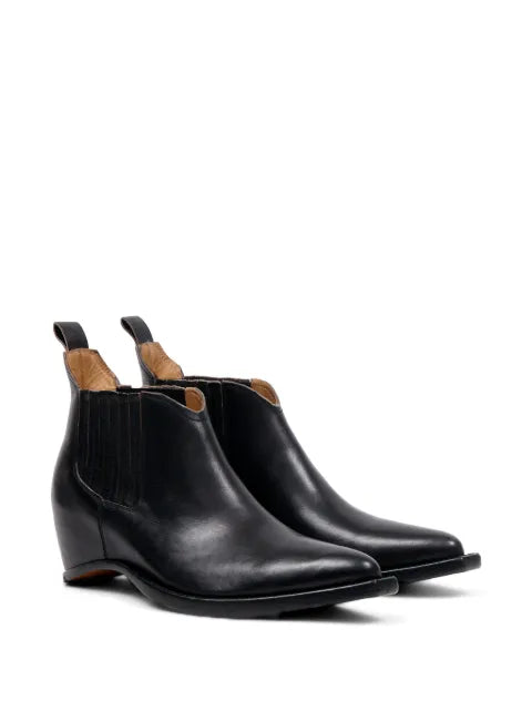 Maison Margiela botas chelsea estilo western - Negro - vista 2