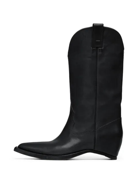 Maison Margiela botas estilo western sin tacón - Negro - vista 1