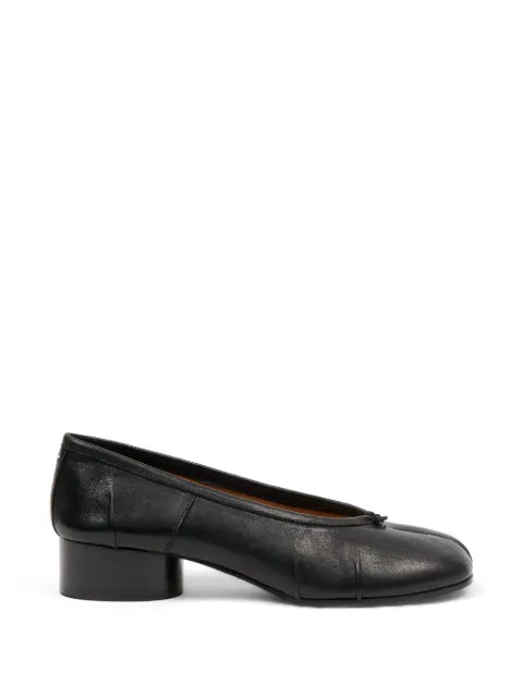 Maison Margiela zapatillas Tabi de piel - Negro - vista 1