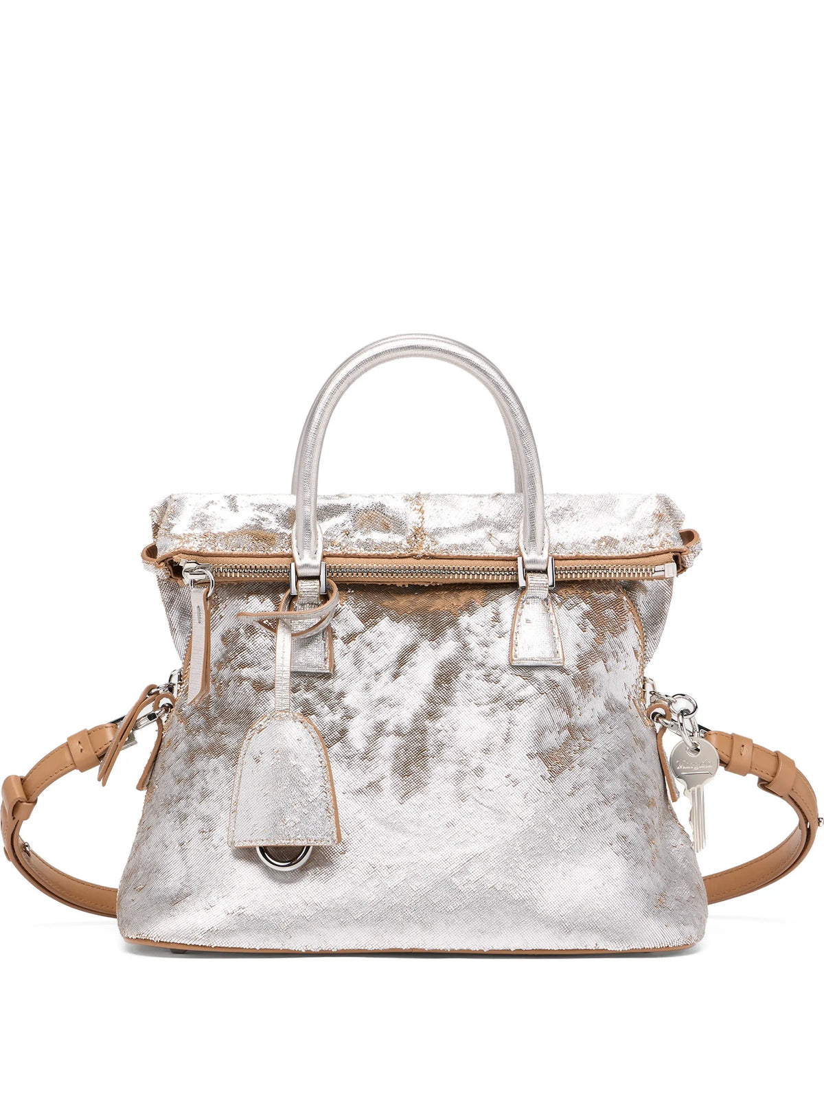 Maison Margiela tote 5AC mini - Plateado - imagen 1