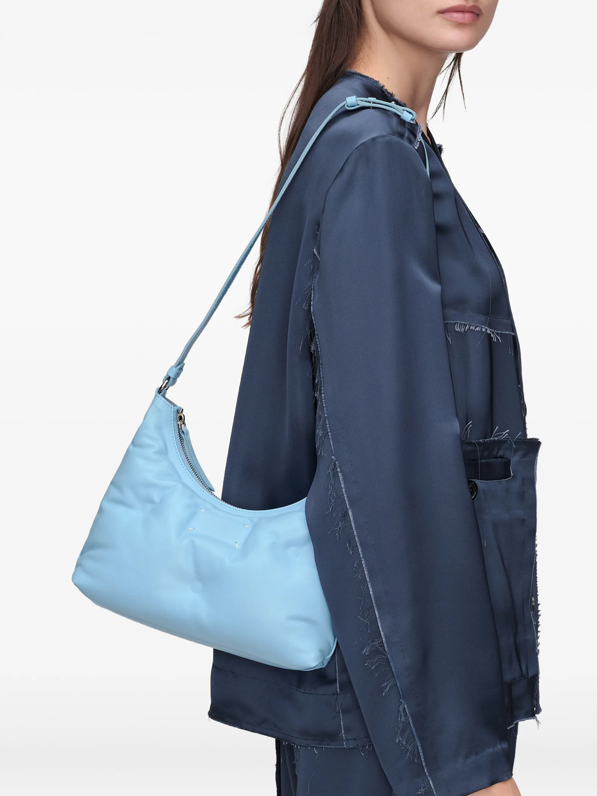Maison Margiela bolsa de hombro Glam Slam pequeña - Azul - imagen 2