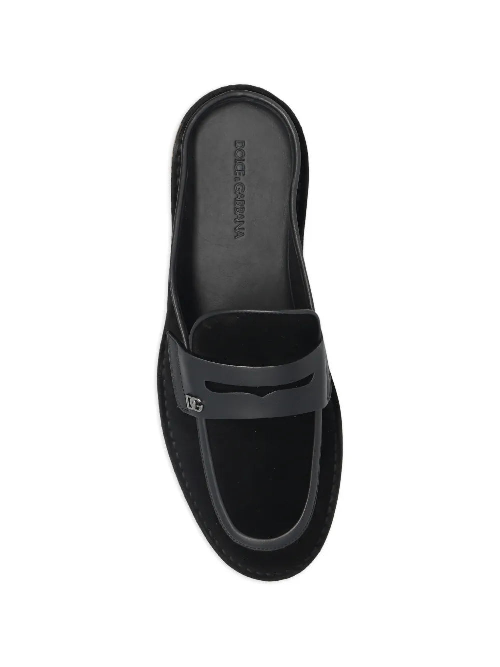 Dolce & Gabbana mules de gamuza
