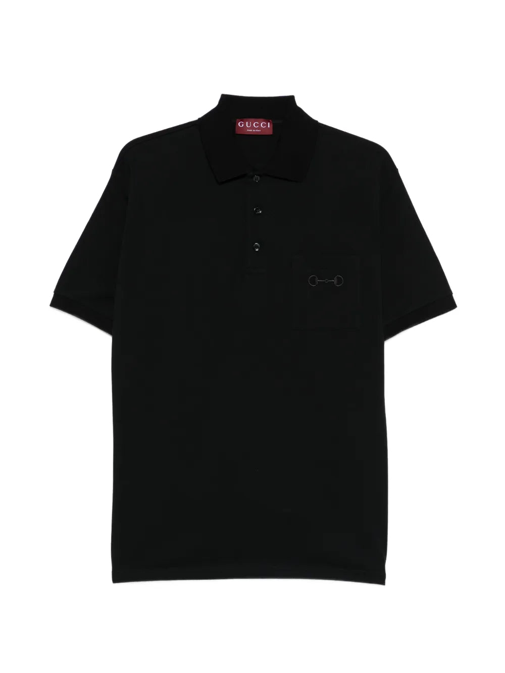 Gucci playera tipo polo bordada