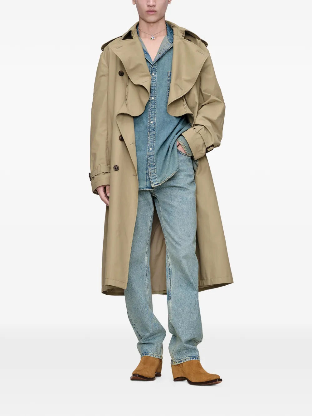Maison Margiela jeans con trabillas - Azul - imagen 2