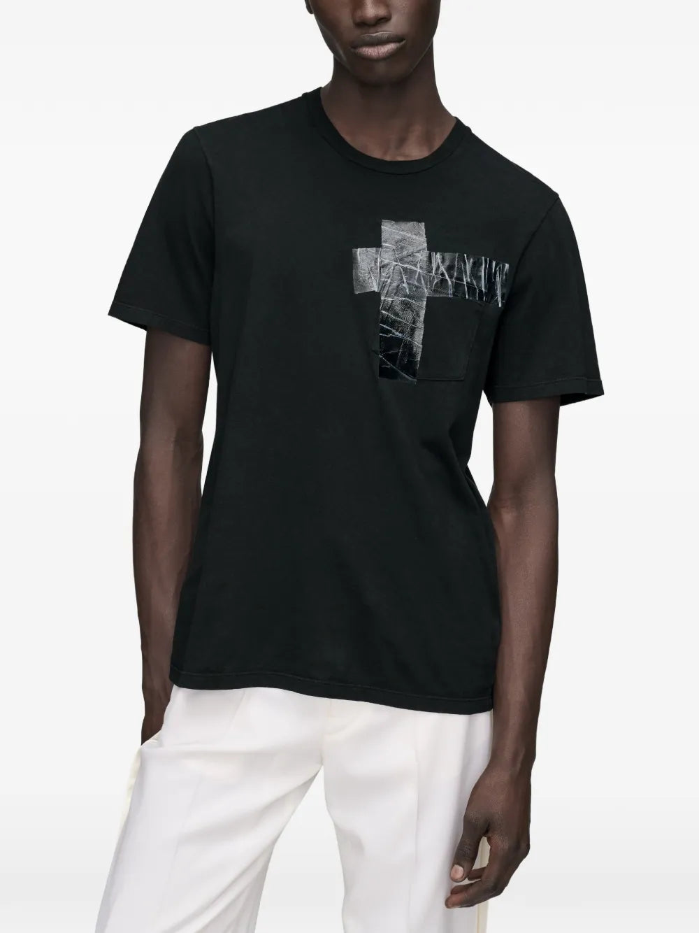 Maison Margiela playera con bolsillo - Negro - imagen 3