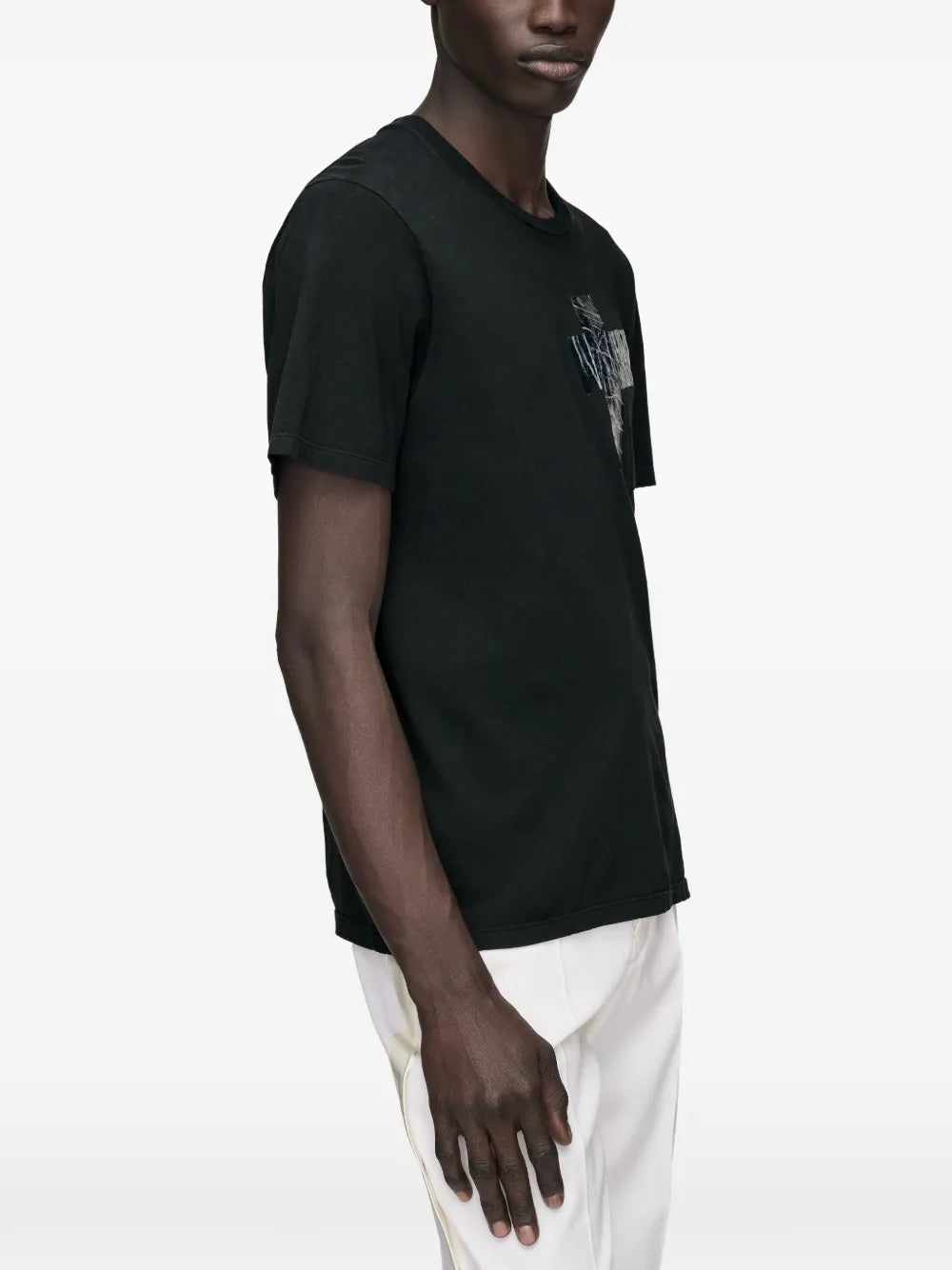 Maison Margiela playera con bolsillo - Negro - imagen 4
