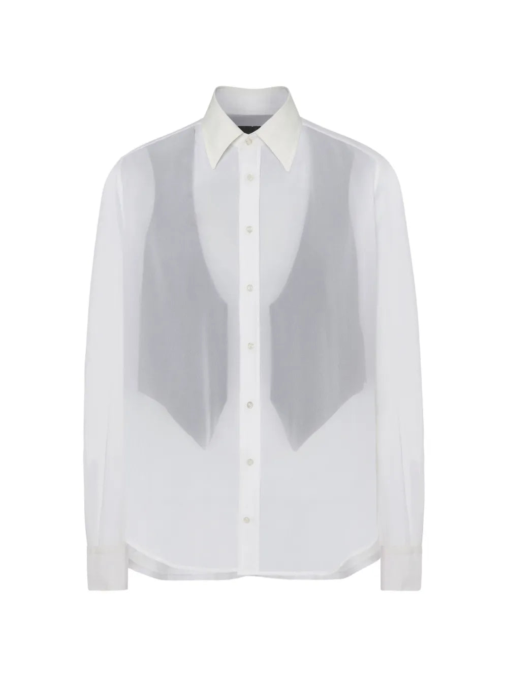 Maison Margiela camisa de vestir cubierta - Blanco - imagen 1