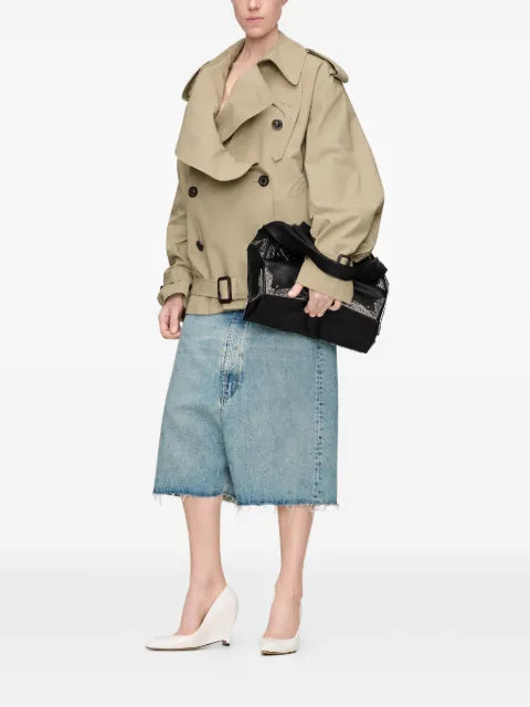 Maison Margiela gabardina con cuello plegable - imagen 2