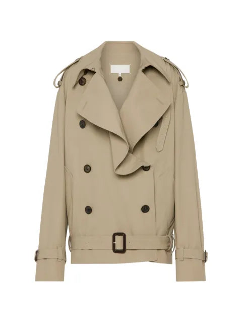 Maison Margiela gabardina con cuello plegable - imagen 1