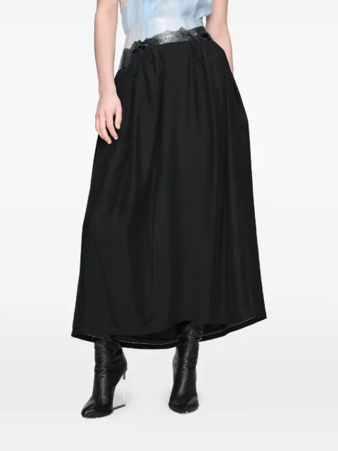 Maison Margiela falda midi con cierre - imagen 2