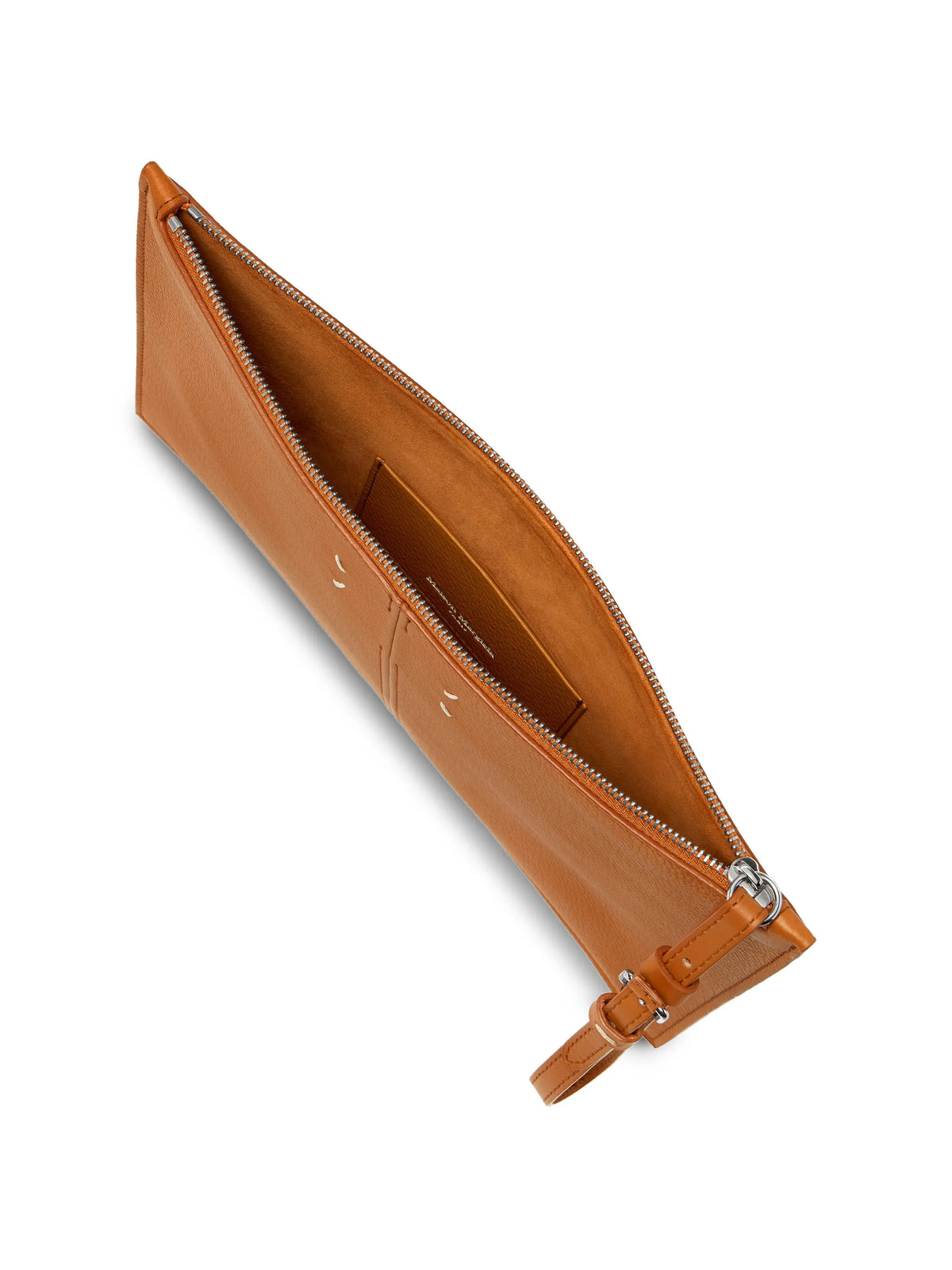 Maison Margiela cartera de piel con detalle de costuras - Marrón - imagen 4