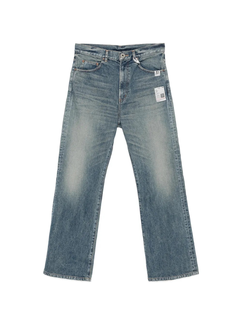 Maison MIHARA YASUHIRO jeans con diseño patchwork - azul
