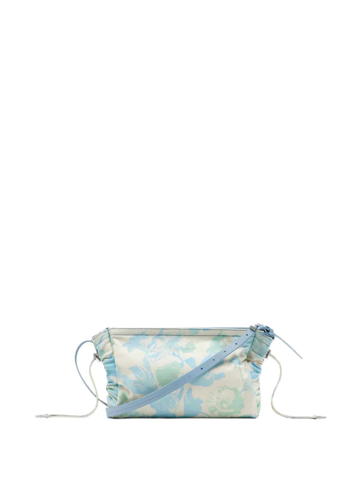 Maison Margiela mochila tipo mensajero con motivo floral - Azul - imagen 1