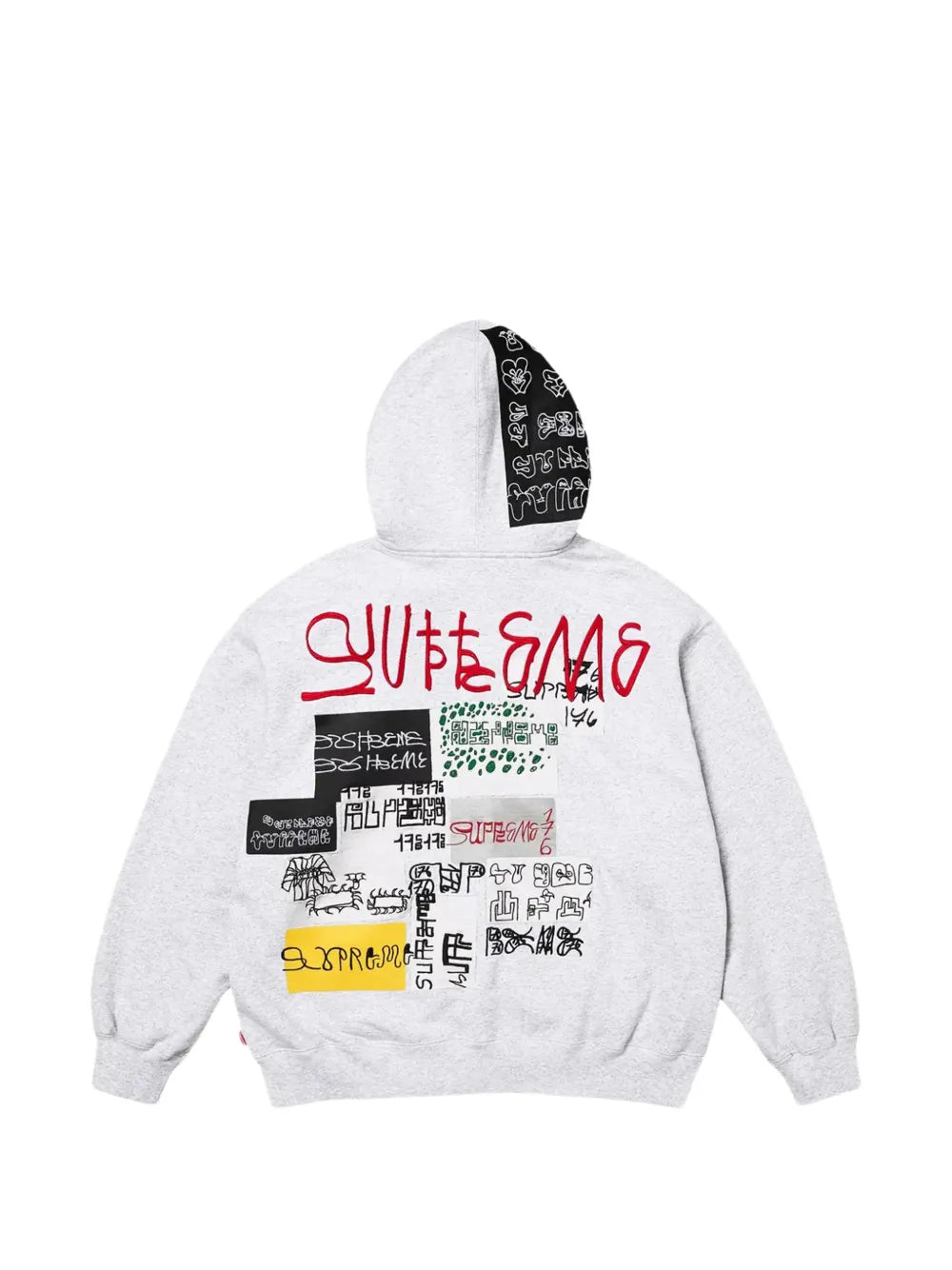 Supreme hoodie 176 - Gris - imagen 2