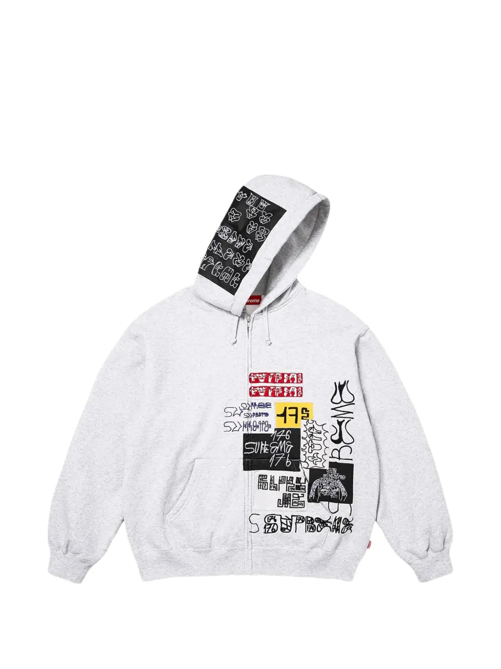 Supreme hoodie 176 - Gris - imagen 1