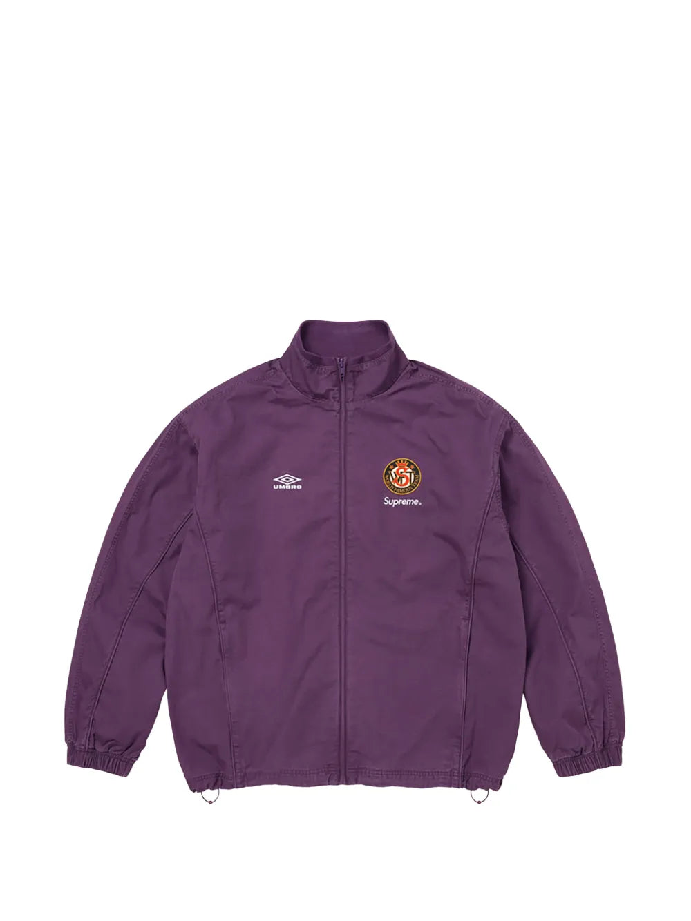 Supreme chamarra deportiva con cierre en colaboración con Umbro - Morado - imagen 1