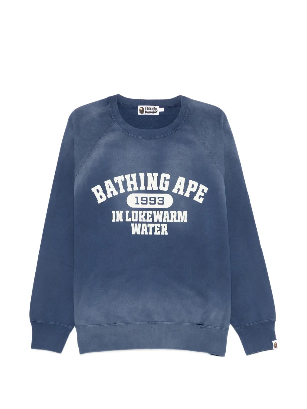 A BATHING APE® playera con efecto degradado