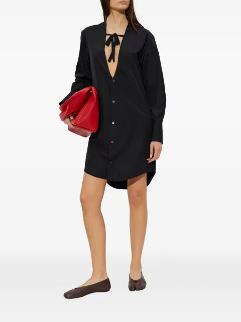 Maison Margiela vestido camisero con cuello en V - imagen 2